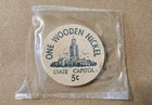 Vintage 1969 Nebraska State Fair 100th Anniversary Wooden Nickel Sealed A-7