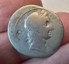  4  Octavian  Augustus Silver Denarius Ancient Coin    27 Bc - 14 Ad