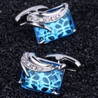 Vintage Men Cufflinks 1 Pair Of Shirt Suit Cuff Links Jewelry Rhinestone Classic