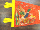 Vintage 1960s Vancouver B c  Canada Pennant Banner 19  Duck