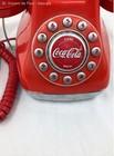 Vintage Coca Cola Snow Globe Dome Phone  2001 