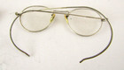 2- Antique  Gold Filled Wrap Around Wire Rim Eyeglasses