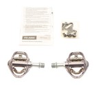 Shimano Pd-a600 Spd Clipless Mtb Bike Pedals Glossy Gray New Nos Nib