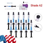 Dentex Dental Light Cure Flowable Composite Resin Medium Flow Shade A2 3g pc