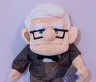 Disney Store Carl Fredricksen Up 10th Anniversary Plush 14  Nwt