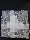 Lot Of Vintage Antique Hand Crocheted Doilies Handkerchiefs Lace 19 Pcs