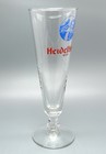 Heidelberg Beer Pilsner Glass   Vtg Man Cave Tavern Barware Advertising Decor