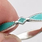 James Avery Enamel Sterling Silver Ring Size 8 5 - Enamel Chipped