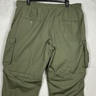 Boy Scouts Of America Pants Mens 46 Olive Green Convertible Cargo Relaxed Fit