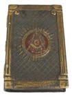 Ebros Masonic Symbol Freemasonry Square And Compasses Hinged Book Box 5 75 l