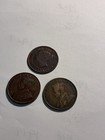 Lot Of 3 Canada Large Cents 1859 1916   1917