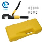 6 Mt Hydraulic Wire Battery Cable Lug Terminal Crimping Tool Kit W  8 Dies