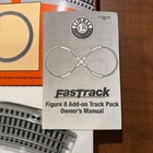Lionel Fastrack Figure-8 Add-on Track Pack  Electric O Gauge