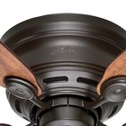 Hunter Fan 42 Inch New Bronze Indoor Ceiling Fan With Pull Chain And No Light