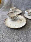 Lefton Tea 3 Cup   4 Saucer Set Order Of Eastern Star Oes Japan - Vntg
