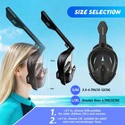 Underwater Diving Anti-fog Full-face Snorkeling Mask  Snorkel Breathing Mask New