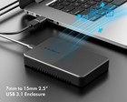 Usb C 3 1 Gen2 External Disk Enclosure 2 5-inch Sata Portable Caddy Case