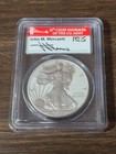 2012-s Reverse Proof Silver Eagle Pr70 Pcgs 75th Ann Set Mercanti Signed