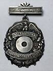 Antique Named 1888 International Sharpshooters Union Medal Badge Gun Rifle
