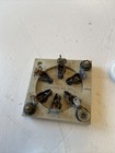 Lot Of 13 Vintage Original Vacuum Tube Radio Equipment  Porcelain Socket L4