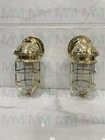 Nautical Ship Marine New Solid Brass Wall Passageway Bulkhead Light 2 Pcs