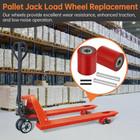 1 Pair Pallet Jack Load Wheels  Manual Pallet Jack Truck Wheels 3    X 3 75    With 