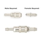 100set Medical Nibp Quick Connect Adapter Air Hose Cuff Connector Male female