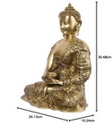 Brass Lord Blessing Gautam Buddha  Idol Statue Figurine Home Decor