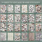 Vintage Scrapbooking Sticker Book For Adults - 800  Washi Journaling Stickers Ep