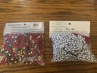 Lot Of 2 Make Your Own Christmas Ornament Bead Kits Bells Sleigh Merry Mac Nip