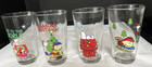 Peanuts Charlie Brown Christmas Glasses Set Of Four  2014  6 Inch