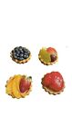 Fruit Tartlets Set Of 4 Realistic Faux Food Prop Food