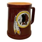 Vintage Washington Redskins Mug 20 Oz  Embossed Raised Old Logo Nfl Commanders