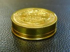 Antique 1920 s Colgate   Co Violette De Mai Face Powder Sample Size Tin Sweet