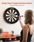 Vevor Dartboard With 6 Darts Scoring Kit Self-healing Sisal Fibers Dartboard