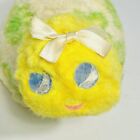 Eden Plush Turtle 10    Yellow Flowers Eyelet Bow Felt Face 1970   s Vintage Tlc