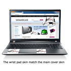 10 - 17 Inch Vinyl Laptop Skin Sticker Decal With Wrist Pads - Choose Your Size
