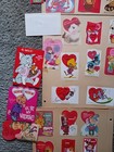 Vintage Childrens   valentines Day Cards -- Lot Of 50 -- 1980s writing