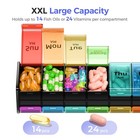 Xxl Weekly Pill Organizer 7 Day Am Pm Large Compartments Bpa Free Medicine Case