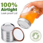 100 Counts Canning Lids Regular Mouth Leak-proof Mason Jar Lids For Ball 70mm 