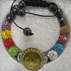 Strada Adjustable Multicolor Crystal Jewelry Set Bracelet Necklace Earrings