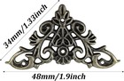 16 Pack Antique Bronze Metal Corner Protectors 1 9  Furniture Edge Guards