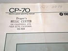 Original Yamaha Cp-70 Operating   Owner s Manual