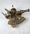 Antique Or Vintage Brass Sextant Maritime Ship Nautical Navigation Instrument