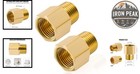 Brass Pipe Fitting Adapter 1 4  Female X 1 4  Male Npt High Pressure 1200psi