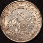 1829 Capped Bust Half Dollar  Uncirculated Deets  Sharp  Original  Rare