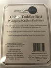 Crib Toddler Infant Bed Baby Waterproof Quilted Pad Fit Mattress  28 x 52  Cover