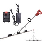 48v Cordless Concrete Vibrator Surface Power Trowel Electric Wet Cement Screed
