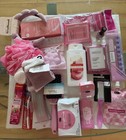 21 Pcs Spa Gift Set Women Or Teen Age Girls Birthday Bath Body Care Basket Pink 