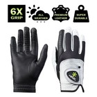 Hirzl Women Golf Gloves - Trust Control 2 0  Leather  Ultimate Grip  White black